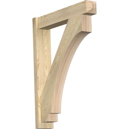 Ekena Millwork Imperial Craftsman Rough Sawn Outlooker, Douglas Fir, 6"W x 30"D x 38"H OUT06X30X38IMP04RDF